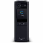 CyberPower CP1500PFCLCDTAA TAA Compliant UPS System - 1500VA/1000W  120 VAC  NEMA 5-15P  Mini-Tower  Sine Wave  12 Outlets  LCD  PowerPanel&reg; Business  $500000 CEG  3YR Warranty