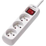 Tripp Lite by Eaton 3-Outlet Power Strip - French Type E Outlets 220-250V AC 16A 1.5 m Cord Type E Plug White - French - 3 x French/Belgian - 4.92 ft Cord - 16 A Current - 230 V AC Volt
