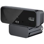 Adesso CyberTrack H6 4K Ultra HD Webcam - 8 Megapixel - 30 fps - USB 2.0 - Fixed Focus - Tripod mount - Privacy shutter - 3840 x 2160 Video - Works with Zoom  Webex  Skype  Team  Faceti