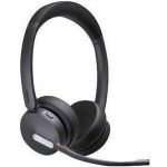 Yealink WH64 Headset - Microsoft Teams Certification - Stereo - Wireless - Bluetooth/DECT - 492.1 ft - 20 Hz to 20 kHz - Over-the-head  On-ear - Binaural - Supra-aural - MEMS Technology