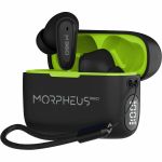 Morpheus 360 Nemesis True Wireless Earbuds TW1800B-Bluetooth Headphones with Microphone-20H Playtime-Black - Hi-Fi Stereo - 10mm Graphene Drivers - Magnetic Charging Case - Waterproof I