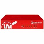 WatchGuard Firebox T125 Network Security/Firewall Appliance - Policy Management - 5 Port - 2.5 Gigabit Ethernet  Gigabit Ethernet - 2.28 Gbit/s Firewall Throughput - TLS - 5 x RJ-45 - 3