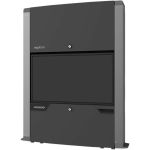 Ergotron CareFit Mounting Enclosure for Display Screen  Computer  Workstation - Matte Black - 24in to 27in Screen Support - 23.50 lb Load Capacity - 75 x 75  100 x 100 - VESA Mount Comp