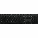 Lenovo Professional Wireless Rechargeable Keyboard-US English - Wireless Connectivity - Bluetooth/RF - 2.40 GHz - USB Type A Interface - 104 Key(s) - CoPilot Hot Key(s) - English (US) -