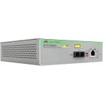 Allied Telesis PoE+ to Fiber Switching Media Converter - Network (RJ-45) - 1x PoE+ (RJ-45) Ports - 1 x SC Ports - Multi-mode - 850 nm Fiber - Fast Ethernet  Gigabit Ethernet - 10/100/10