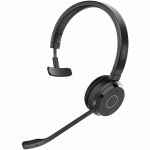 Jabra Evolve 65 TE Headset - Microsoft Teams Certification - Mono - Wireless - Bluetooth - 100 ft - 20 Hz to 20 kHz - Over-the-head  On-ear - Monaural - Supra-aural - Electret Condenser