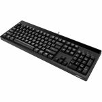 Adesso EasyTouch 130 Full Sized Wired Mechanical Keyboard With CoPilot AI Hotkey - Cable Connectivity - USB Interface - RGB LED - 104 Key(s) - CoPilot  Multimedia Hot Key(s) - Windows