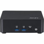 MSI Cubi NUC AI 1UMG-014US Desktop Computer - Intel Core Ultra 7 155H - 32 GB - 1 TB SSD - Mini PC - Black - Intel Chip - Windows 11 Home - Intel Arc Graphics - DDR5 SDRAM - IEEE 802.11