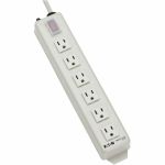 Eaton Tripp Lite Series Power It! 6-Outlet Power Strip  15 ft. (4.57 m) Cord  5-15P  Metal Housing - NEMA 5-15P - 6 NEMA 5-15R - 15ft