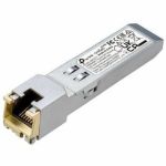 TP-Link Omada 1000BASE-T RJ45 SFP Module - For Data Networking  Optical Network - 1 x RJ-45 1000Base-T Network LAN - Twisted PairGigabit Ethernet - 1000Base-T - 1.25 Gbit/s - 0.10 km Ma