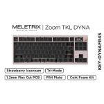 Meletrix  ZOOM TKL DYNA Custom Keyboard Kit Cork Edition Strawberry Icecream