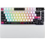 ASUS ROG Azoth X Snow 75% Custom Gaming Keyboard with hot-swappable ROG NX V2 Mechanical Switches dye-Sublimated and