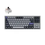 Keychron Q3P-N3 Q3 Pro QMK/VIA Wireless CustomMechanical Keyboard Fully Assembled Knob Silver Grey Keychron K Pro