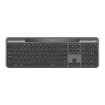 Logitech 920-013755 Signature Slim Solar+ wireless keyboard solar and artificial light powered durable battery that lasts up to