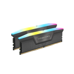 Corsair CMH32GX5M2B6000Z30K VENGEANCE RGB 32GB DDR5 Memory Kit 2x16GB 6000MT/s 30-36-36-76 Std PMIC AMD EXPO 1.4V Black