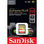 Sandisk SDSDXWV-256G-ANCIN Extreme PLUS 256GB SD SDXC UHS-I UHS-I 95/90MB/S CARD WITH ADAPTER