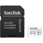 SanDisk SDSQQNR-512G-AN6IA 512GB High Endurance UHS-I microSDXC Memory Card with SD Adapter