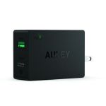 AUKEY PA-Y2 Qualcomm Quick Charge 3.0 2-Port USB Type C Wall Charger