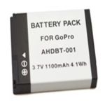 Battery for GoPro Hero 2/1 1100mAh