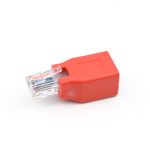 Cat 6. Gigabit Crossover Adapter Set Pack Red
