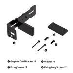 JEYI GPU Anti-Sag Bracket for RTX 40/50 SeriesBlack