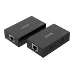 Unitek V101A 150M HDMI Extender Over Ethernet Cable 5V1A Power Adaptor Black