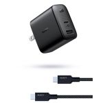AUKEY PA-F3S Swift Charger Mix 32W Dual-Port Cube Plug Compact Charger