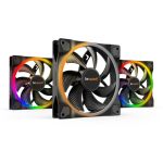 be quiet! BL078 Light Wings 140mm PWM Premium ARGB Cooling Fan Triple Pack 4-Pin PWM 23.3dB(A) 1500rpm