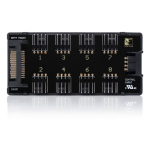 Noctua NA-FH1 8 Channel Fan Hub for 3-pin/4-pinPWM Fans Black