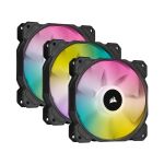 Corsair CO-9050109-WW iCUE SP120 RGB ELITEPerformance 120mm PWM Fan Triple Pack with Lighting Node CORE