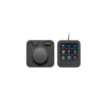 Logitech 920-012660 MX Creative Console Programmable Keypad With 9 Customizable LCD Keys and Control Dial (Graphite)