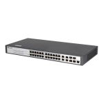 BDCOM S2528-P S2500-P Series Ethernet PoE Switch24x Gigabit Ethernet PoE+ Ports 4x Gigabit Ethernet SFP Ports 370W PoE Budget