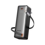 Mcdodo MC-3181 3 IN 1 
10000mAh 30W
LED Display Power Bank
w/ Retractable Cable Black
