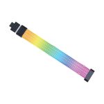Lian Li Strimer Wireless 12+4pin Addressable RGB GPU Power Extension Cable . 8 Light Guides .Not Inclueded Wireless Transmitter