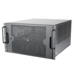 SilverStone RM600 6U Rackmount Server Chassis Dual PSU and Triple 360mm Radiator Support 1x USB-C 2x USB-A 6x 3.5in 4x 2.5in trays