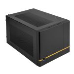Silverstone SG14B Small Form Factor Case. Plastic Front Panel. Steel Body. Supports Mini-ITX/Mini DTX Motherboards. 2x USB-A 3.0