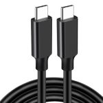 USB C 3.2 Gen 2 20Gbps 240W 4K@60Hz Cable Support dual 4K@60Hz/Single 8K@60Hz 6ft(2M) Black