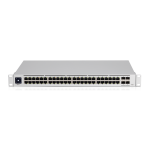 Ubiquiti USW-PRO-48 UniFi 48 Port Gigabit SwitchLayer 3 Features 4x 10G SFP+ 48x Gigabit RJ45 Rack Mountable