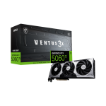 MSI G506T-16V3C NVIDIA GeForce RTX 5060 Ti VENTUS 3X OC Graphics Card 16GB GDDR7 PCI Express 5.0