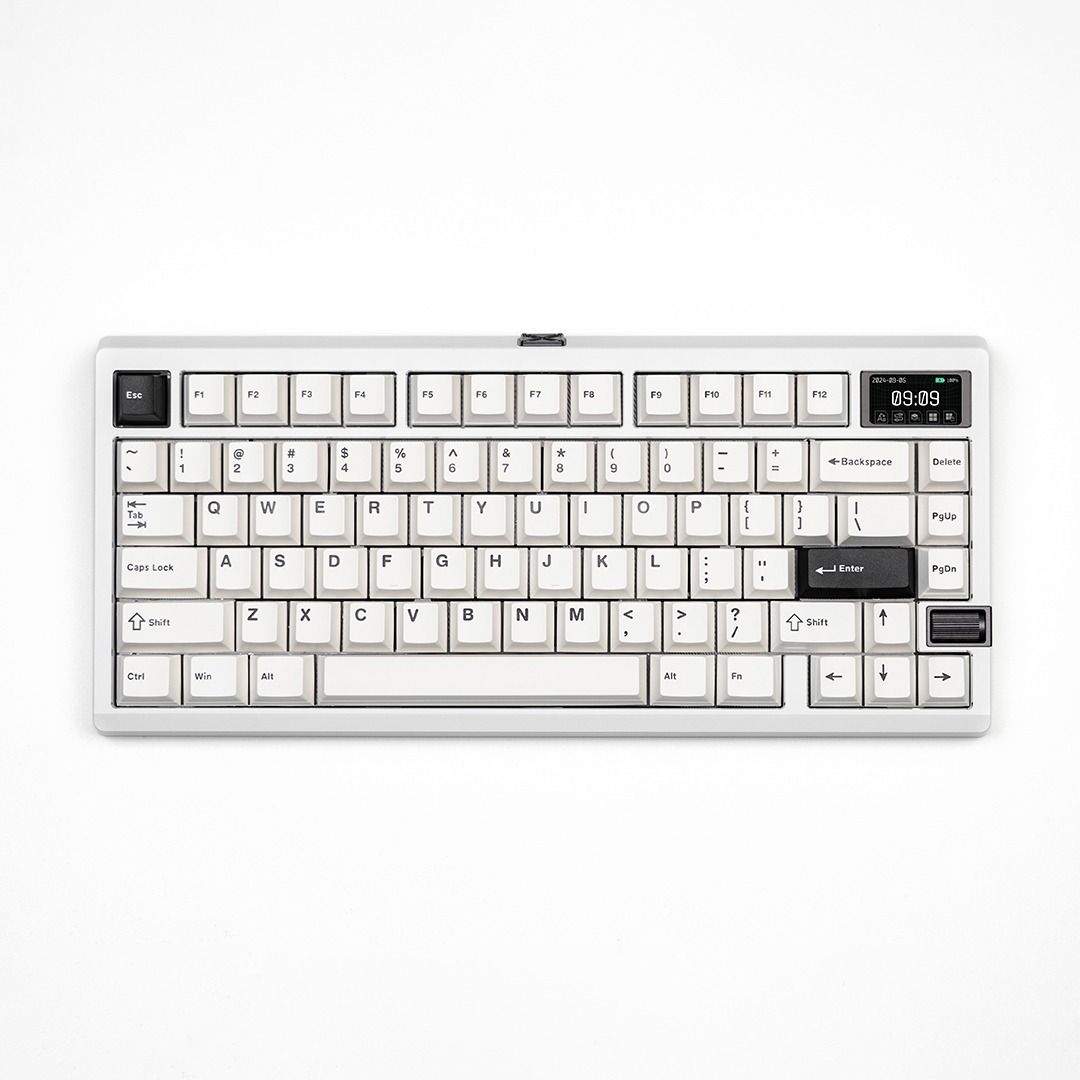 Meletrix ZOOM75 TIGA Custom Tri-mode Keyboard WS PBT BOW Keycaps E