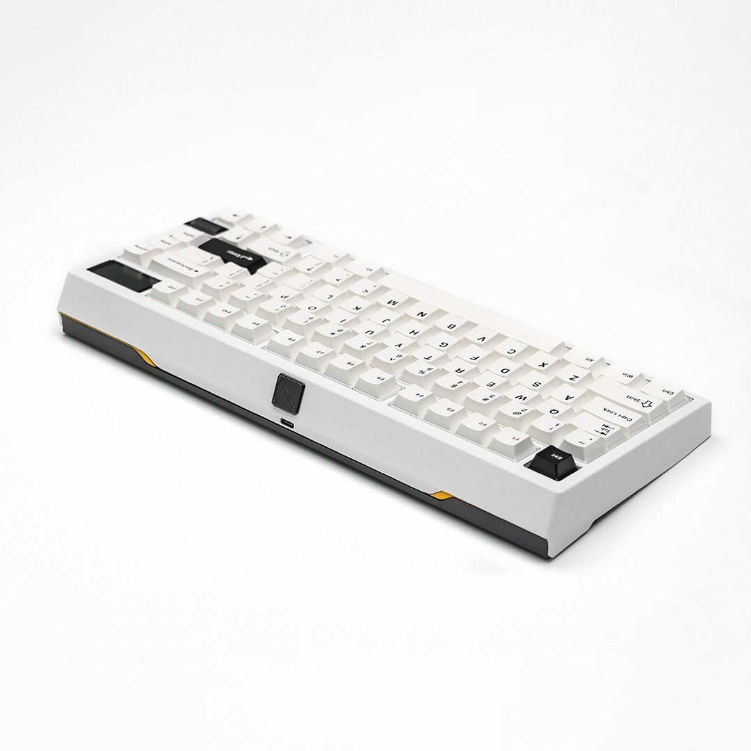 Meletrix ZOOM75 TIGA Custom Tri-mode Keyboard WS PBT BOW Keycaps E