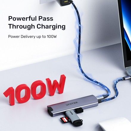 Unitek H1112F 6-in-1 USB-C Hub