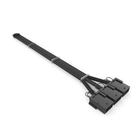 PCIE 12VHPWR 16Pin (12+4) 16AWG Sleeved 450W Power Cable for