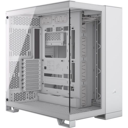 Corsair CC-9011258-WW 6500X Mid-Tower Dual Chamber PC Case - White