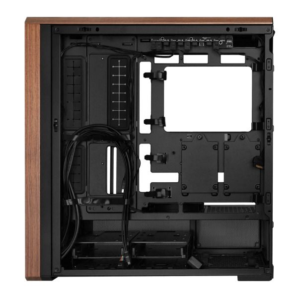 Lian-Li LANCOOL 217 Genuine Walnut Wood Computer Case Mid-Tower