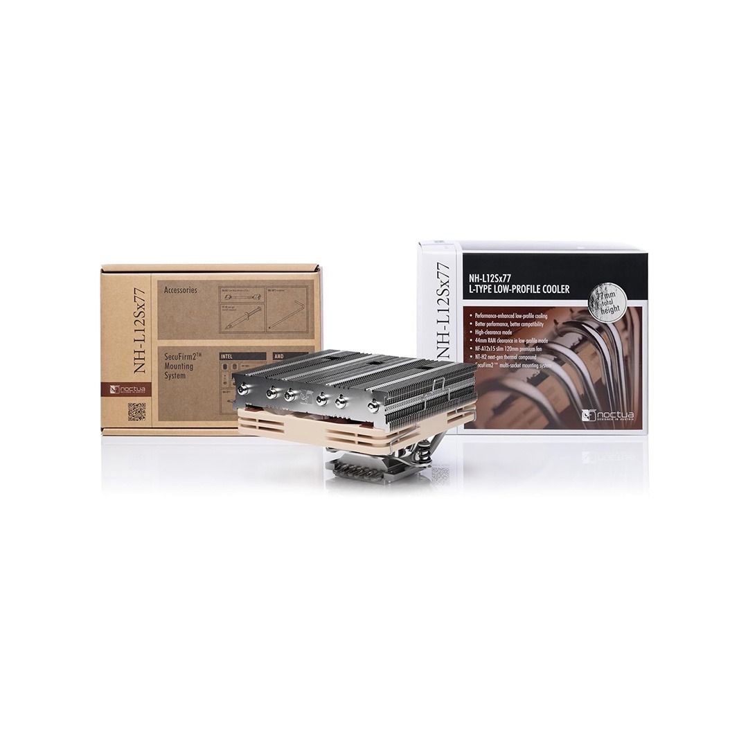 Noctua NH-L12Sx77 Low-Profile CPU Cooler120mm Brown NF-A12x15 PWM