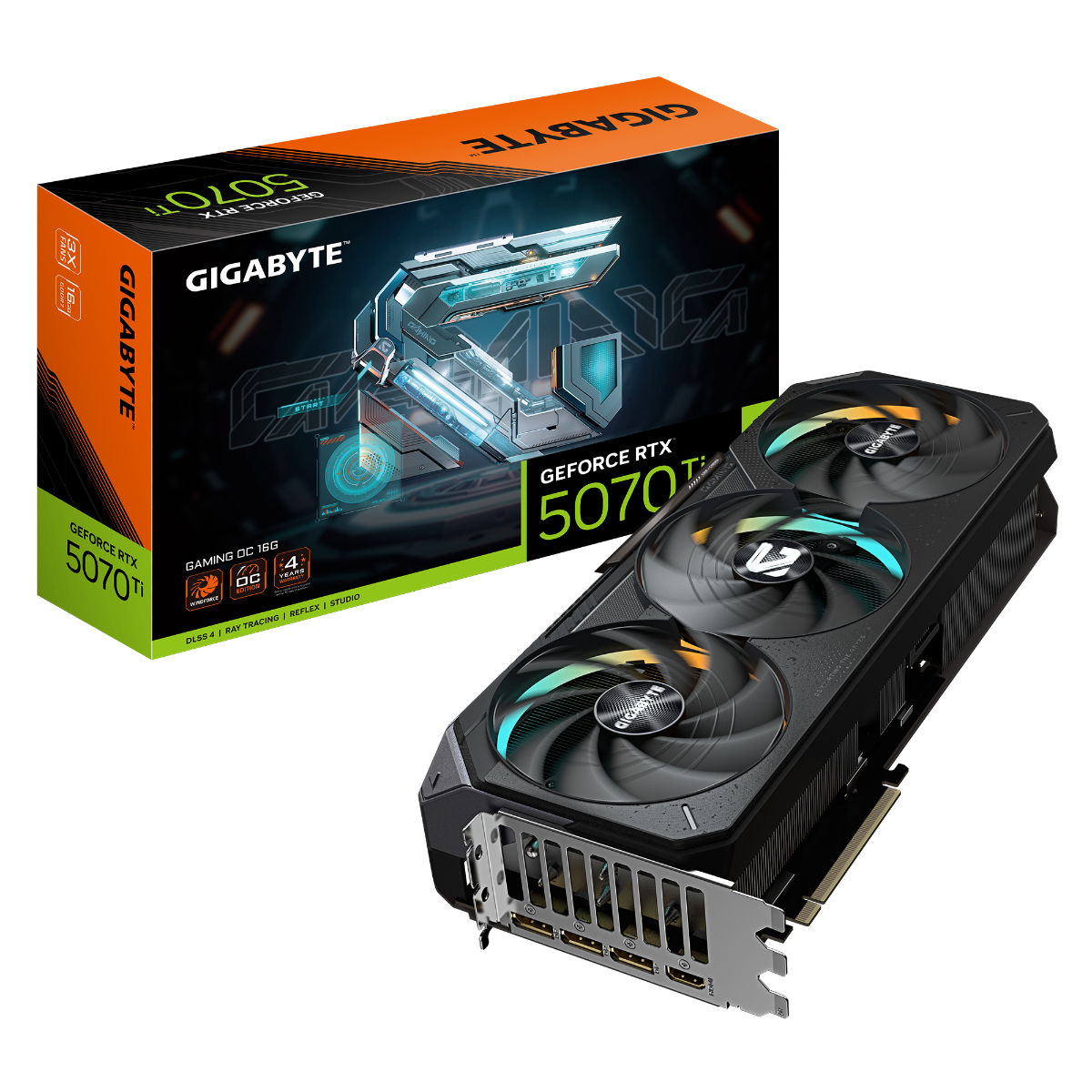 Gigabyte GV-N507TGAMING OC-16GD GeForce RTX 5070 Ti Gaming OC 16GB