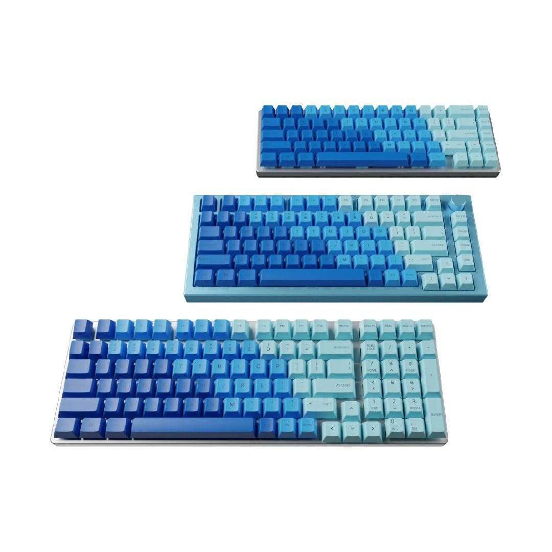 Glorious GLO-KC-GPBT-CO PBT Caribbean Ocean Key Caps