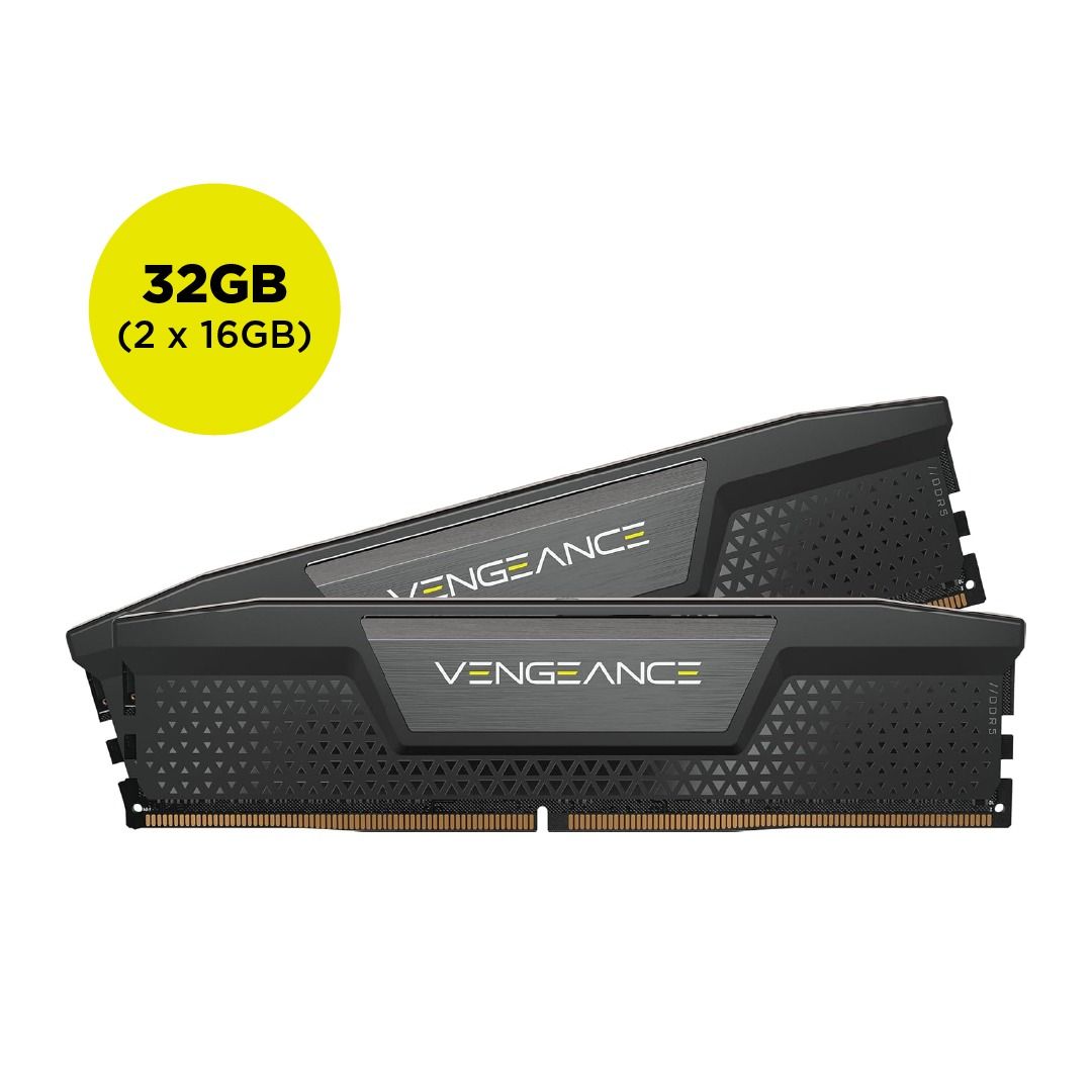 Corsair CMK32GX5M2B6000C28 VENGEANCE 32GB DDR5 Memory Kit 2x16GB