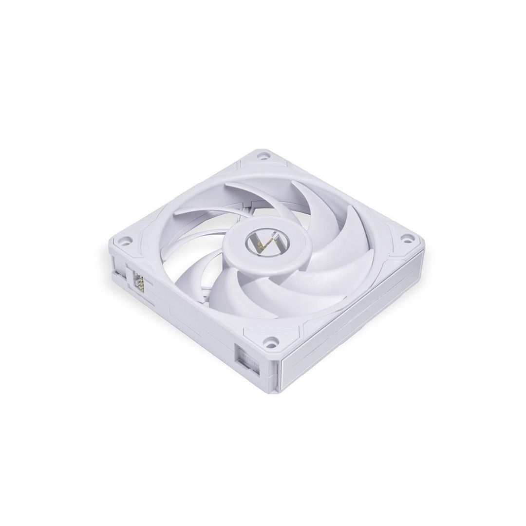 Lian Li UNI FAN P28 ホワイト ９個セット New Lian Li Uni Fan P28 120mm case fan has no RGB lighting or cables